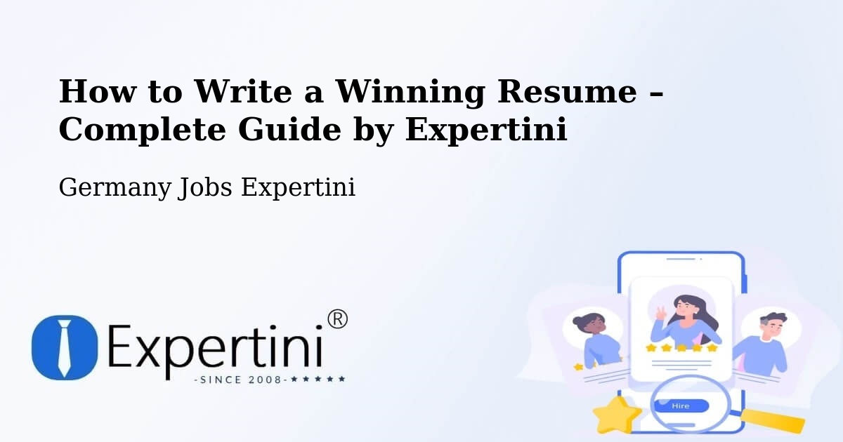 Resume Writing Guide for Job Seekers – Hitzacker - Hitzacker, Germany Jobs Expertini